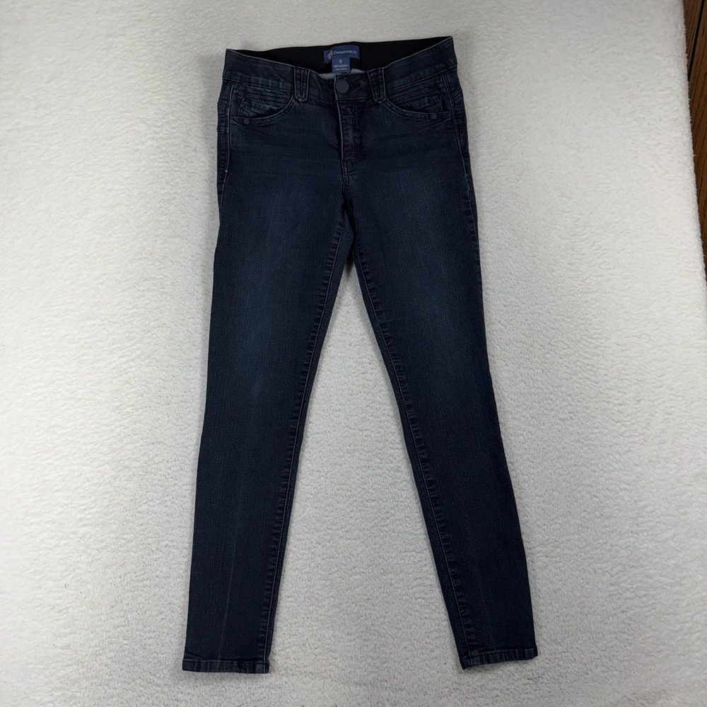 Democracy Jeans Womens 8 (29x28) Ab Technology Stretch Blue Skinny Ankle Flex